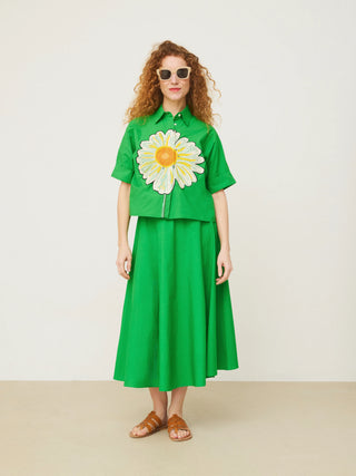 Chemise brodée à la main
