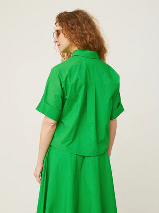Chemise brodée à la main