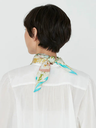 Seidentuch mit Frucht-Print - 65 Silk