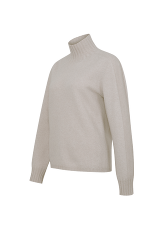 Pull en cachemire col montant - Hana