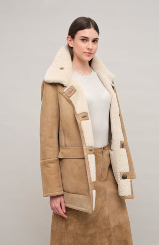 Veste en peau de mouton - Marah-MV