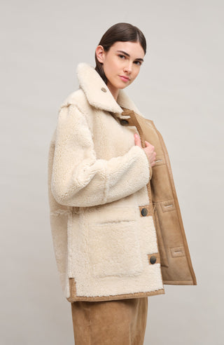 Veste en peau de mouton - Marah-MV