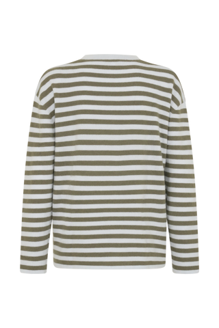 Pullover mit Streifen aus reinem Kaschmir
