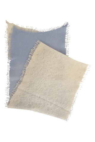 Two-Tone Cashmere Scarf in Pure Cashmere - 622600SH