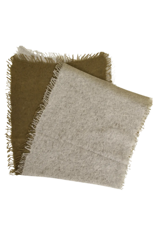 Two-Tone Cashmere Scarf in Pure Cashmere - 622600SH