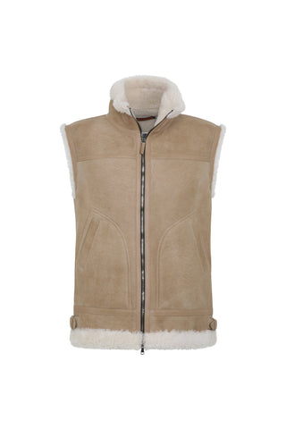 Gilet en peau lainée - Elias-MV