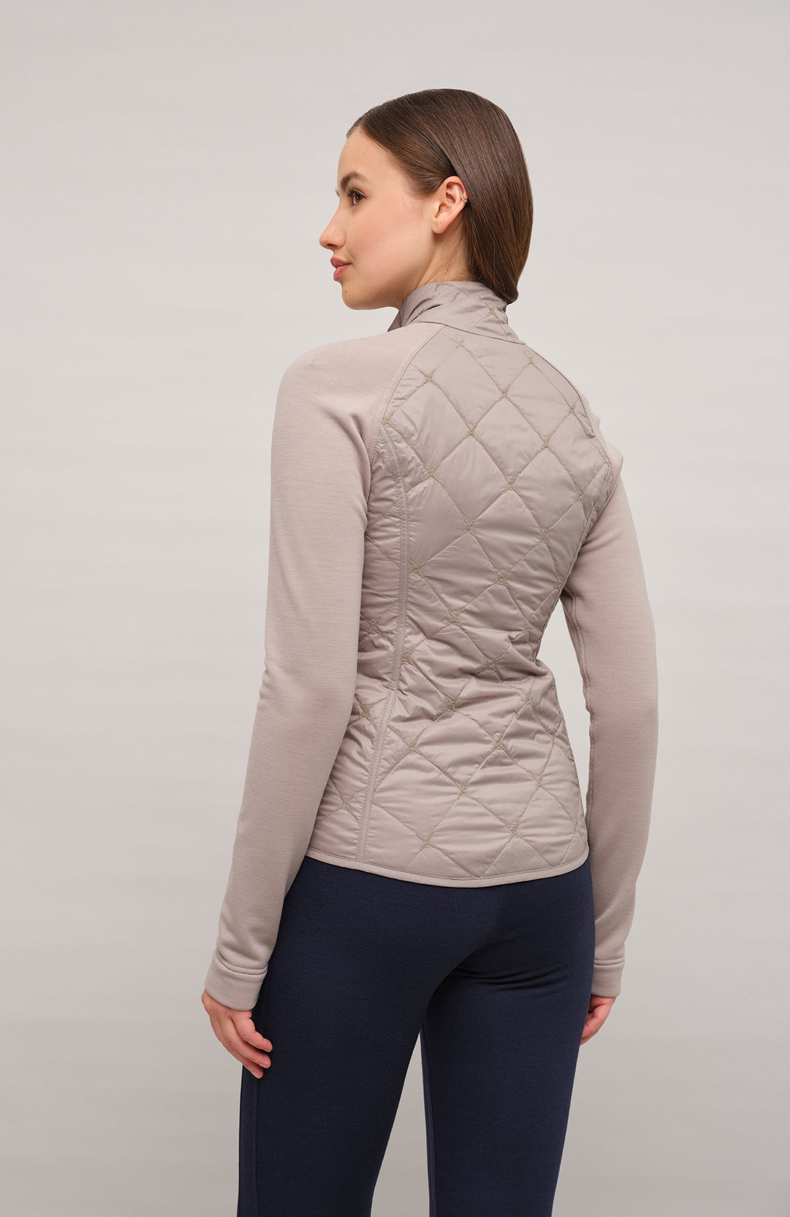 Quilted jacket with Wool Powerstretch - CarmenMulti