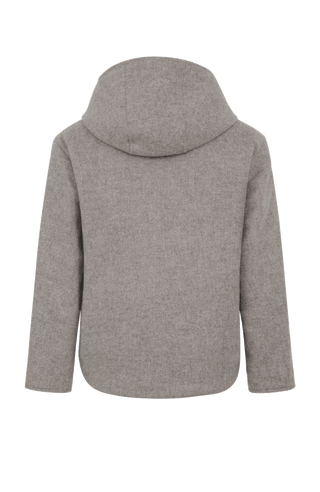 Veste à capuche en loden et matelassée - Joelle
