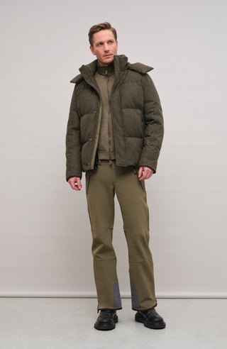 Veste d'hiver en loden et teddy