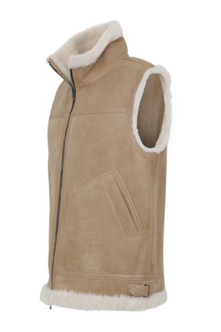 Gilet en peau lainée - Elias-MV