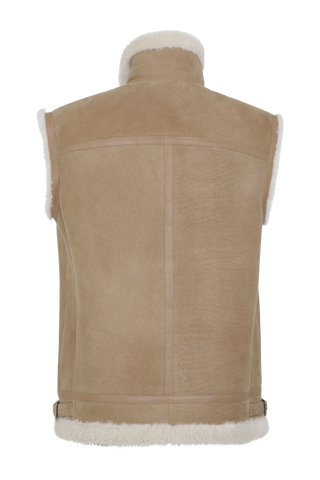 Gilet en peau lainée - Elias-MV