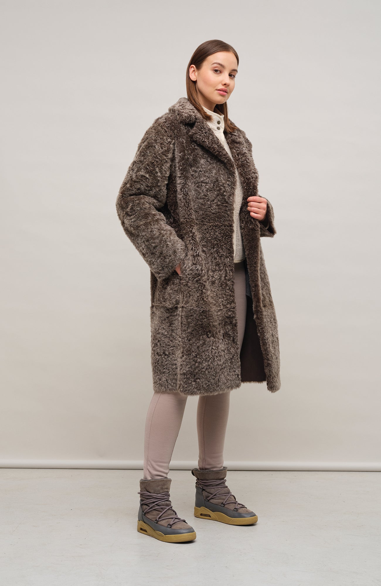 Manteau en peau d'agneau - Johanna