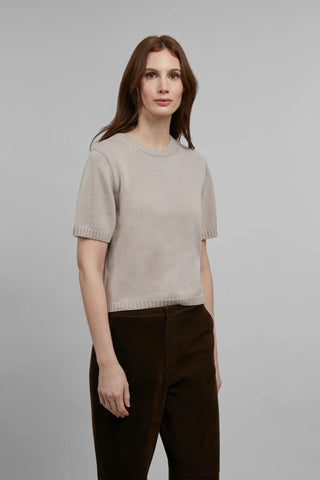 Short-Sleeve Crew Neck Jumper - Madeleine-WS