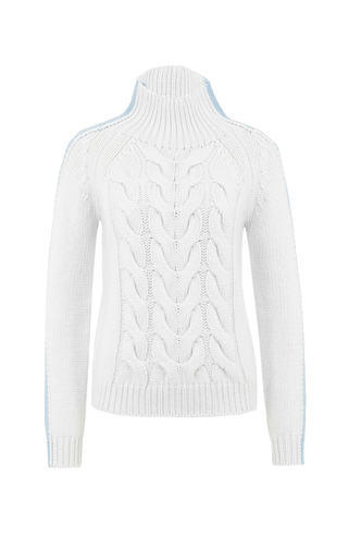 Kaschmirpullover mit Zopfmuster - SaraCable