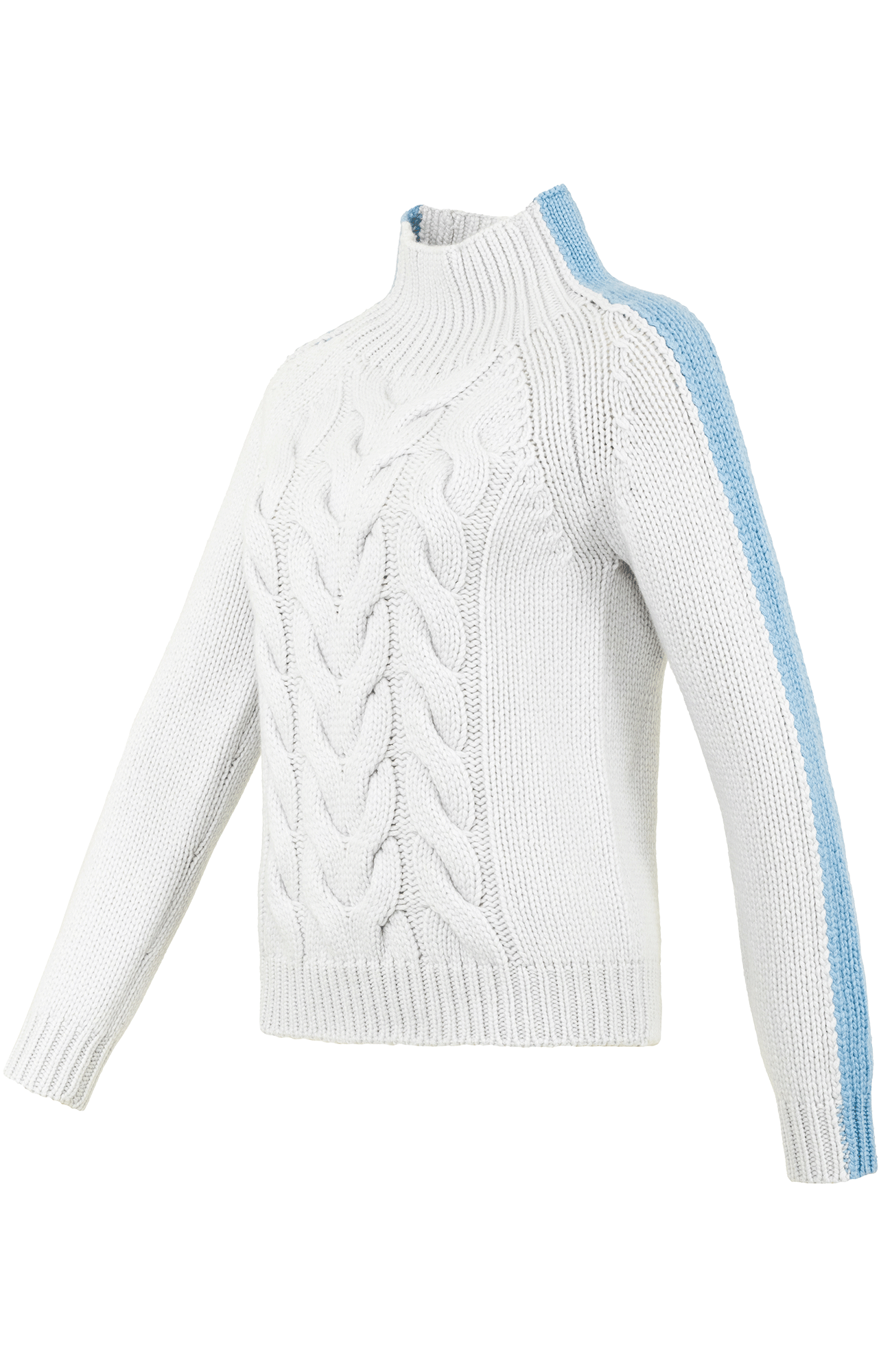 Kaschmirpullover mit Zopfmuster - SaraCable