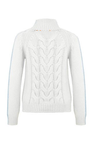 Kaschmirpullover mit Zopfmuster - SaraCable