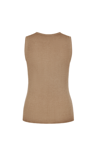 Haut en maille sans manches - LaviniaDyed