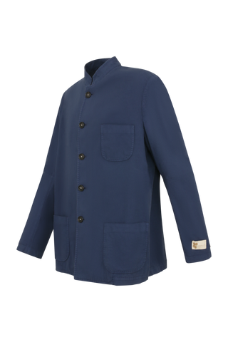 Jacke aus Baumwoll-Gaze mit Stehkragen - BALI