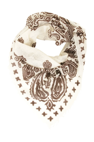 Edles Kaschmirtuch mit Paisley-Muster - BanFine 622796