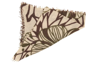 Foulard in cashmere multicolore con motivo floreale - BanFine 622797