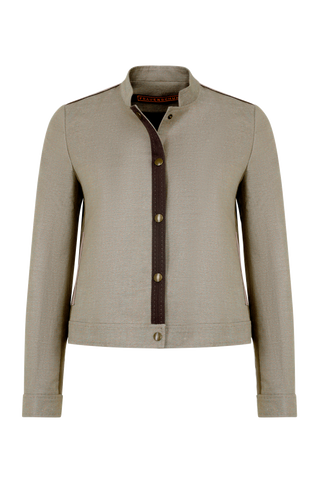 Blazer in Hunter Linen - Emmy