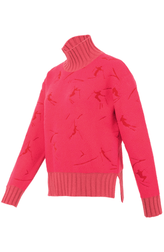 Strickpullover mit Skifahrermotiv - TinaMulti