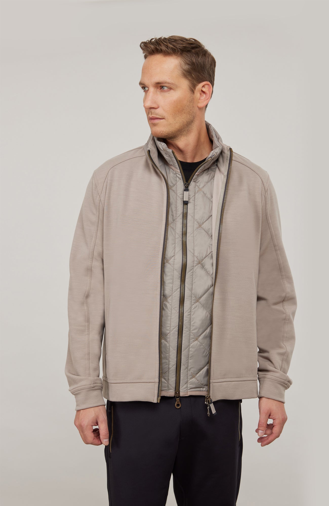 Veste en Powerstretch de laine - Cooper