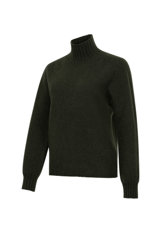 Pull en cachemire col montant - Hana