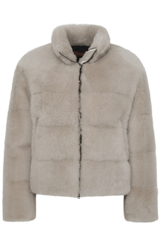 Blouson en peau de mouton avec garnissage en duvet - Alpine-SC