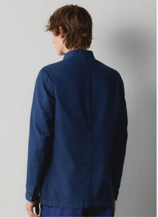 Jacke aus Baumwoll-Gaze mit Stehkragen - BALI