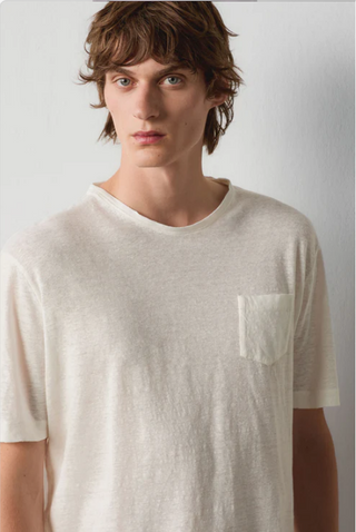T-Shirt aus Leinen und Baumwolle - PANAREA