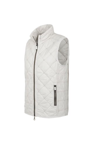 Steppweste für Herren, Modell 251614 Henri-QL, Farbe Sandstone Seitenansich.