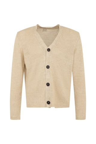 Strickjacke aus reinem Leinen - TONY