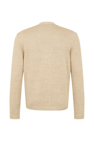 Strickjacke aus reinem Leinen - TONY