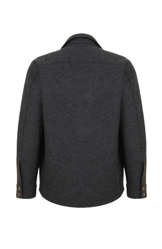 Herren Walkjacke im Holzfäller-Stil Valentin-CW (Modell 003129) in Farbe cliff Rueckansicht– FRAUENSCHUH Kitzbühel, made in Austria