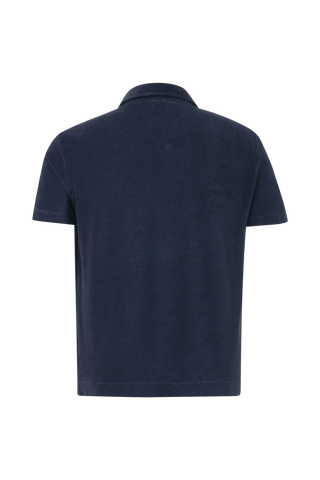 Polo-Shirt aus Baumwoll-Leinen-Frottee - WEMBLEY
