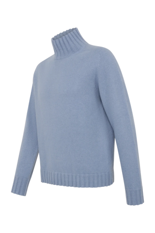 Kaschmirpullover mit Rollkragen - Aiden