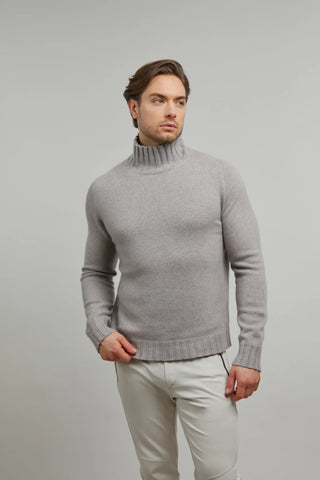 Kaschmirpullover mit Rollkragen - Aiden