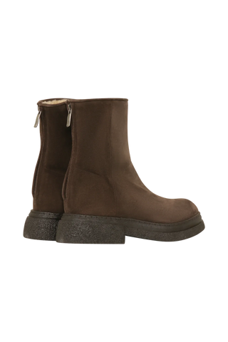 Stivaletti Gill in camoscio foderati in shearling
