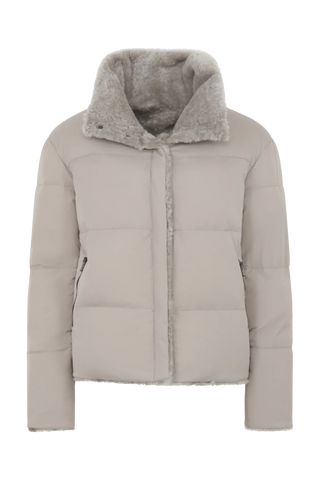 Lammfelljacke mit Daunenfüllung - Alea-LL