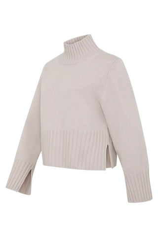 Kaschmir Strickpullover mit Rollkragen - Alva-WS