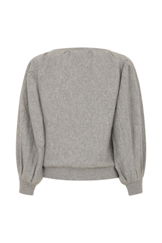 Pullover mit Ballonärmeln aus 100 % Kaschmir