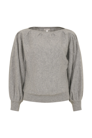 Pullover mit Ballonärmeln aus 100 % Kaschmir
