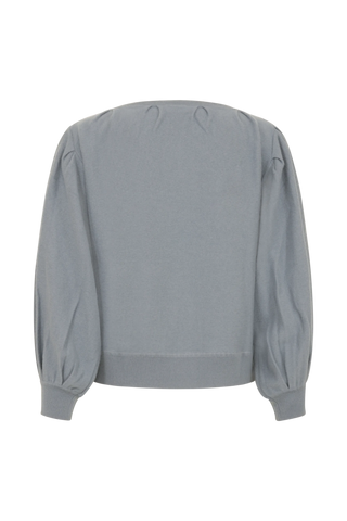 Pullover mit Ballonärmeln aus 100 % Kaschmir