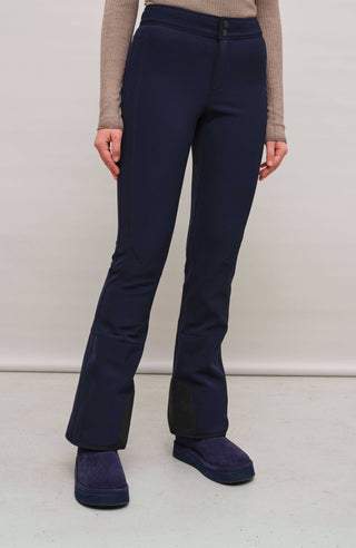 Winddichte Damen-Skihose Issy aus Softshell in dunkelblau (Farbe: midnight)