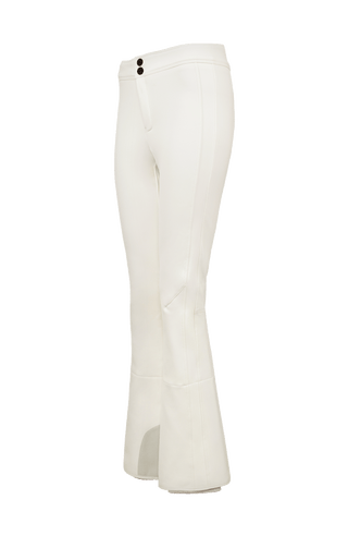 Winddichte Damen-Skihose Issy aus Softshell in Weiß (Farbe: milk)