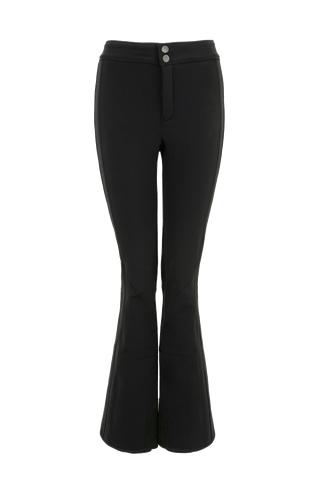 Winddichte, warme Damen-Skihose Issy aus Softshell-Material in Schwarz (Farbe: black)