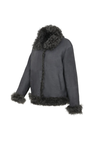 Curly Shearling Jacket - Dolli-AL