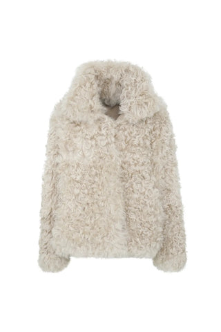 Curly Shearling Jacket - Dolli-AL