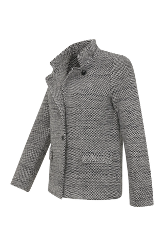 Amanda B. giacca blazer in lana mélange